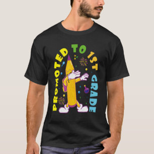 T-shirt Promu Au 1Er Grade Dabbing Pencil Étudiant Gradu