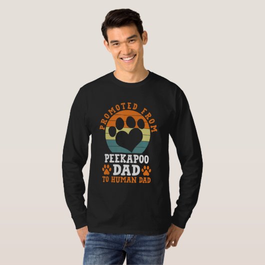 T-shirt Promu de Peekapoo Papa Funny Humour Pekeapoo (Devant entier)
