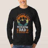 T-shirt Promu de Peekapoo Papa Funny Humour Pekeapoo (Devant)
