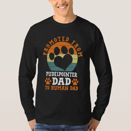 T-shirt Promu de Pudelpointer Papa Funny Pudelpointer (Devant)