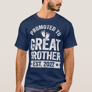 T-shirt Promu Grand Frère Grossesse Faire-part Nouveau