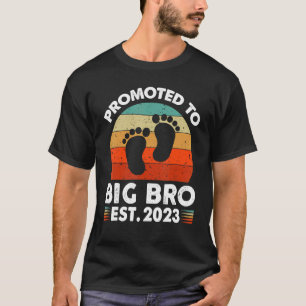 T-shirt Promu Grand Frère Je vais être un grand frère