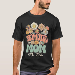 T-shirt Promu Maman 2026 Wildflower Grossesse Enceinte