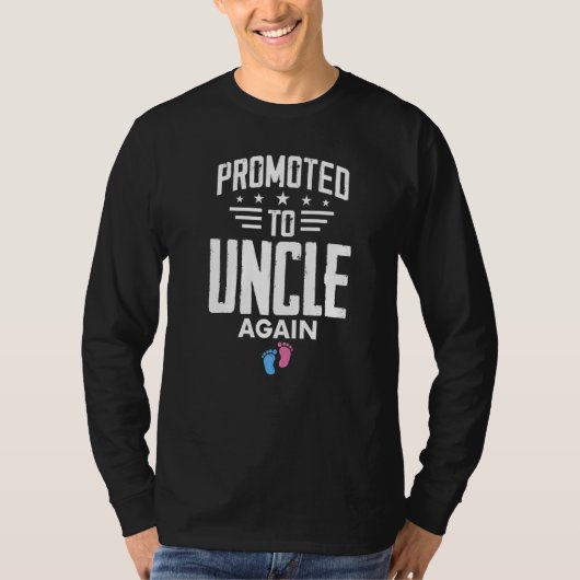 T-shirt Promu Oncle Encore Une Fois Révélation De Grossess (Devant)