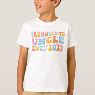 T-shirt Promu Oncle Estimé 2027 Nouvel Oncle