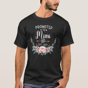 T-shirt Promu Pour La Première Fleur Femme De Mimi Est 202
