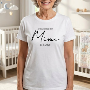 T-shirt Promu vers Mimi Conception d'année EST Classique