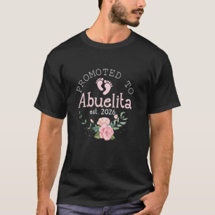 T-shirt Promue grand-mère 2026 Nouvelle grand-mère 1ère fo