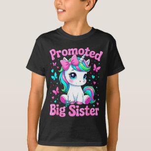 T-shirt Promue grande sœur licorne mignonne sœur aînée