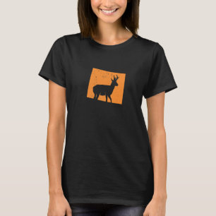T-shirt Pronghorn Antelope Chasse Au Wyoming