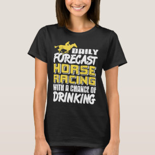 T-shirt Pronostics quotidiens de courses de chevaux avec r