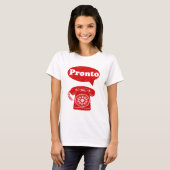 T-shirt Pronto Italian Téléphone (Devant entier)