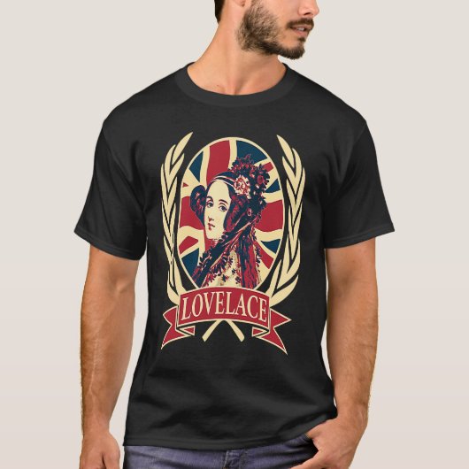 T-shirt Propagande d'Ada Lovelace Union Jack (Devant)