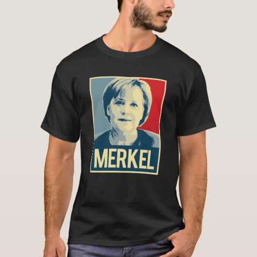 T-shirt Propagande d'Angela Merkel (Devant)