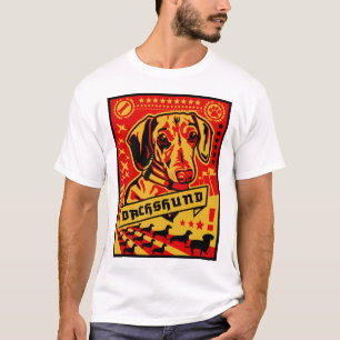 T-shirt Propagande de teckel