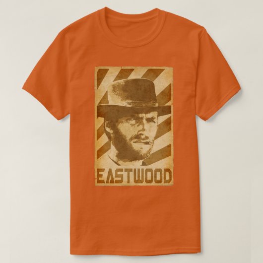 T-shirt Propagande rétro de Clint Eastwood (Design devant)