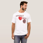 T-shirt Propager l'amour pas le Covid (Devant entier)