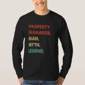 T-shirt Property Manager Man Myth Legend  1 (Devant)