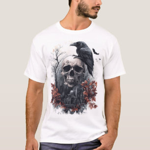 T-shirt Prophétie du Crâne et du Corbeau