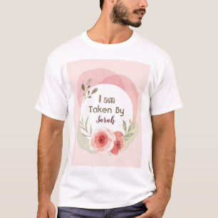 T-shirt Proposition de mariage personnalisée Blanc, Choisi