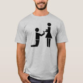 T-shirt Proposition mariage (Devant)