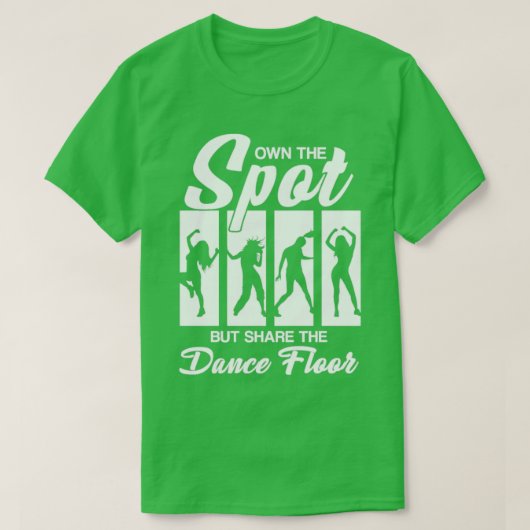T-shirt Propre Sport Dance Plancher Fitness (Design devant)