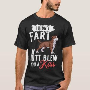 T-shirt Propriétaire américain de chiots de chien Pitbull 
