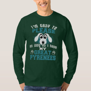 T-shirt Propriétaire amusant de chiens des grandes Pyrén