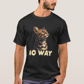 T-shirt Propriétaire Bengal Chat Bengal têtu PAS INTÉRESSÉ