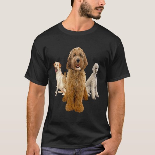 T-shirt Propriétaire d'animaux de compagnie Labradoodle Co (Devant)