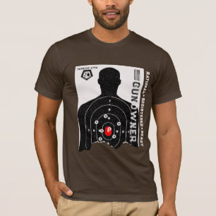 T-shirt Propriétaire d'arme à feu enregistré rationnel et