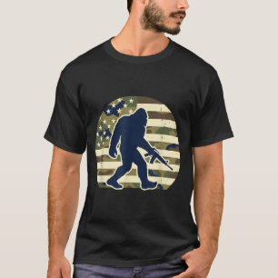 T-shirt propriétaire d'arme Bigfoot camouflage drapeau amé
