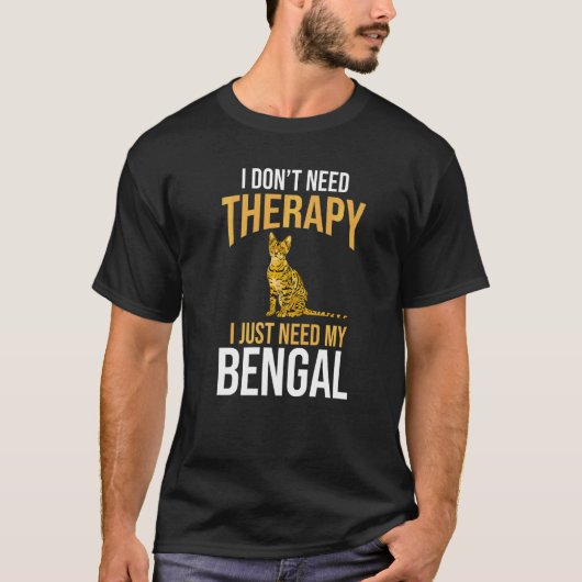 T-shirt Propriétaire de chat Bengal (Devant)