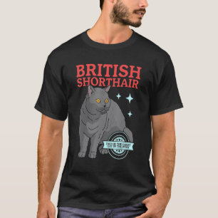 T-shirt Propriétaire de chat British Shorthair papa homme