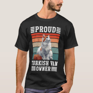 T-shirt Propriétaire de chat FIER TURQUE VAN PROPRIÉTAIRE