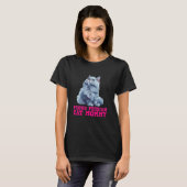 T-shirt Propriétaire de chat FIERRE MÈRE DE CHAT PERSAN Ch (Devant entier)