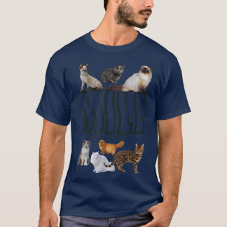 T-shirt Propriétaire de chat MILF Homme I Love Felines