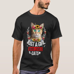 T-shirt Propriétaire de chat orange pour femmes pour une f