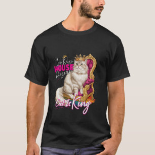 T-shirt Propriétaire de Chat Persan DANS CETTE MAISON LE C