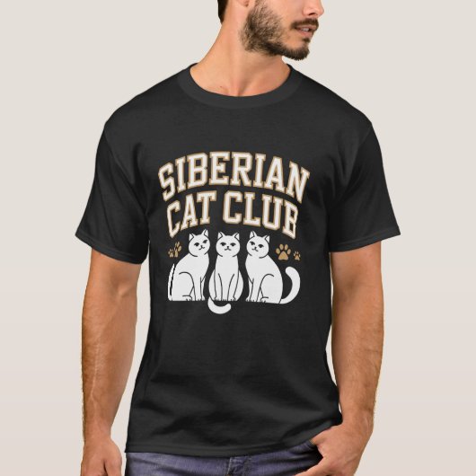 T-shirt Propriétaire de chat sibérien (Devant)