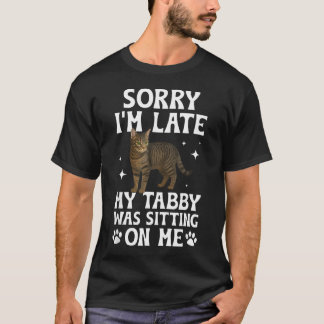 T-shirt Propriétaire de chat tigré gris drôle Chat tigré g