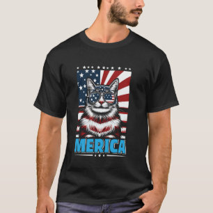 T-shirt Propriétaire de chat Turkish Van MERICA Amateur de