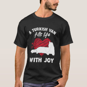 T-shirt Propriétaire de chat Un TURKISH VAN REMPLIT LA VIE