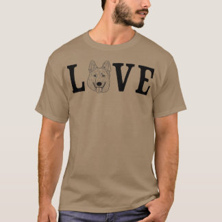 T-shirt Propriétaire de chien Aimer Shepsky