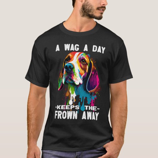 T-shirt Propriétaire de chien beagle (Devant)