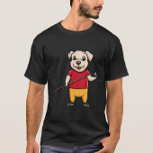 T-shirt Propriétaire de chien Billard Ball Snooker Pool Jo (Devant)