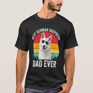 T-shirt Propriétaire de chien blanc allemand homme Papa vi