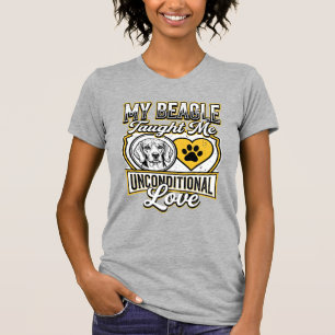 T-shirt Propriétaire de chien d'amour inconditionnel Beagl