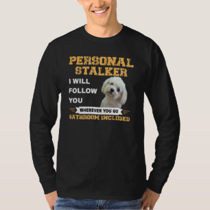 T-shirt Propriétaire de Chien Maltais Citation du suiveur 