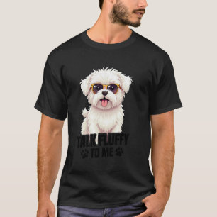 T-shirt Propriétaire de chien Puppy Lover Parler Fluffy Pe